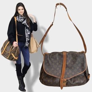 💯Authentic Louis Vuitton Big Saumur Bag